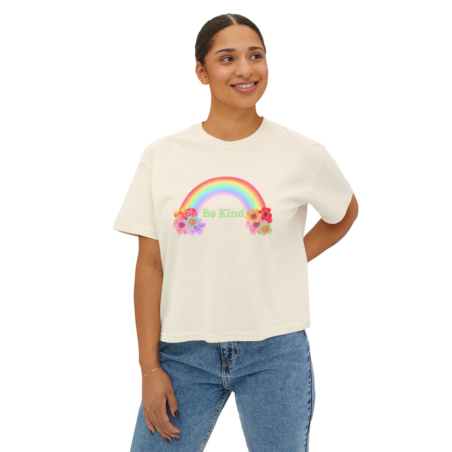 Be Kind Rainbow Women's Retro Tee
