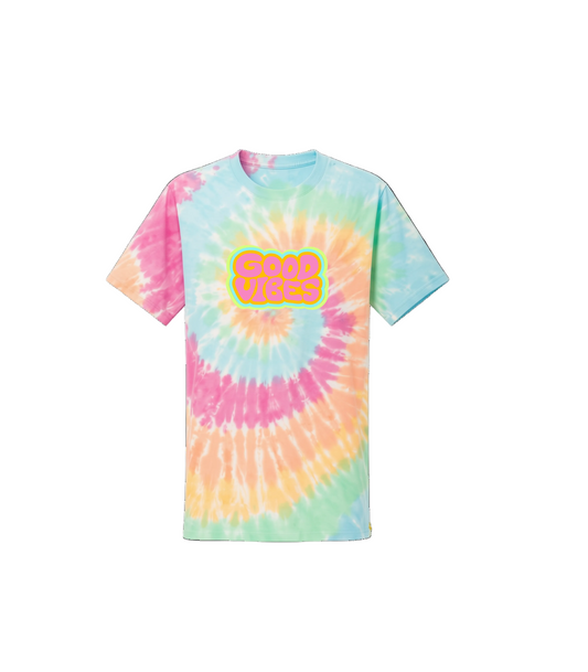 Good Vibes Men's Tie Dye Tee